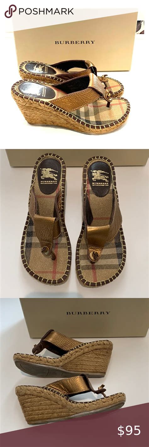 burberry mule|burberry wedges summer sandals.